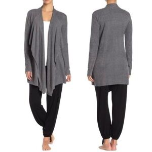 Barefoot Dreams Chic Lite Grey Cardigan S/M